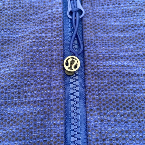 Women's Blue Zip-Up Hoodie - Picture 11 of 16